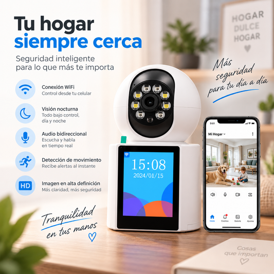 CÁMARA VIDEO WIFI SEGURIDAD 1080P