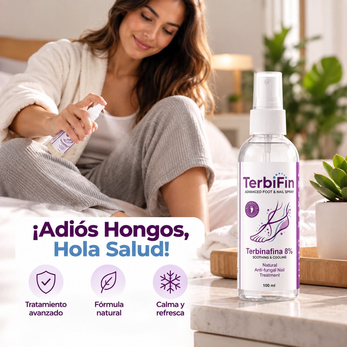 TERBIFIN SPRAY 8% ANTI-HONGOS PIES Y UÑAS