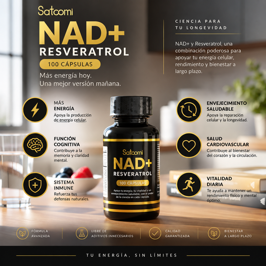 NAD+ / BIENESTAR EN UNA SOLA CÁPSULA