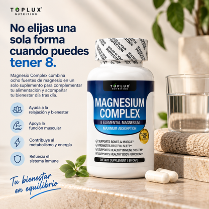 MAGNESIO COMPLEX 8 | BIENESTAR DIARIO