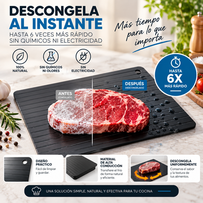 DESCONGELA EN MINUTOS, COCINA SIN ESPERAR
