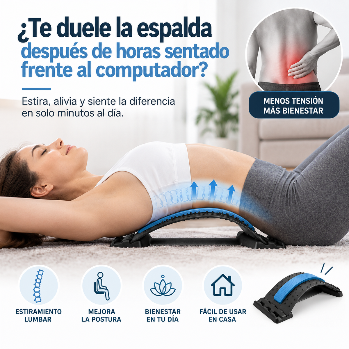 LUMBAR FLEX | MASAJEADOR ESTIRADOR LUMBAR